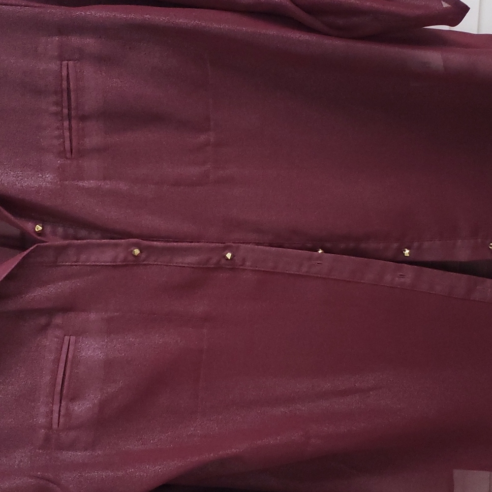 Metaphor button  down  sheer blouse - Picture 2 of 4